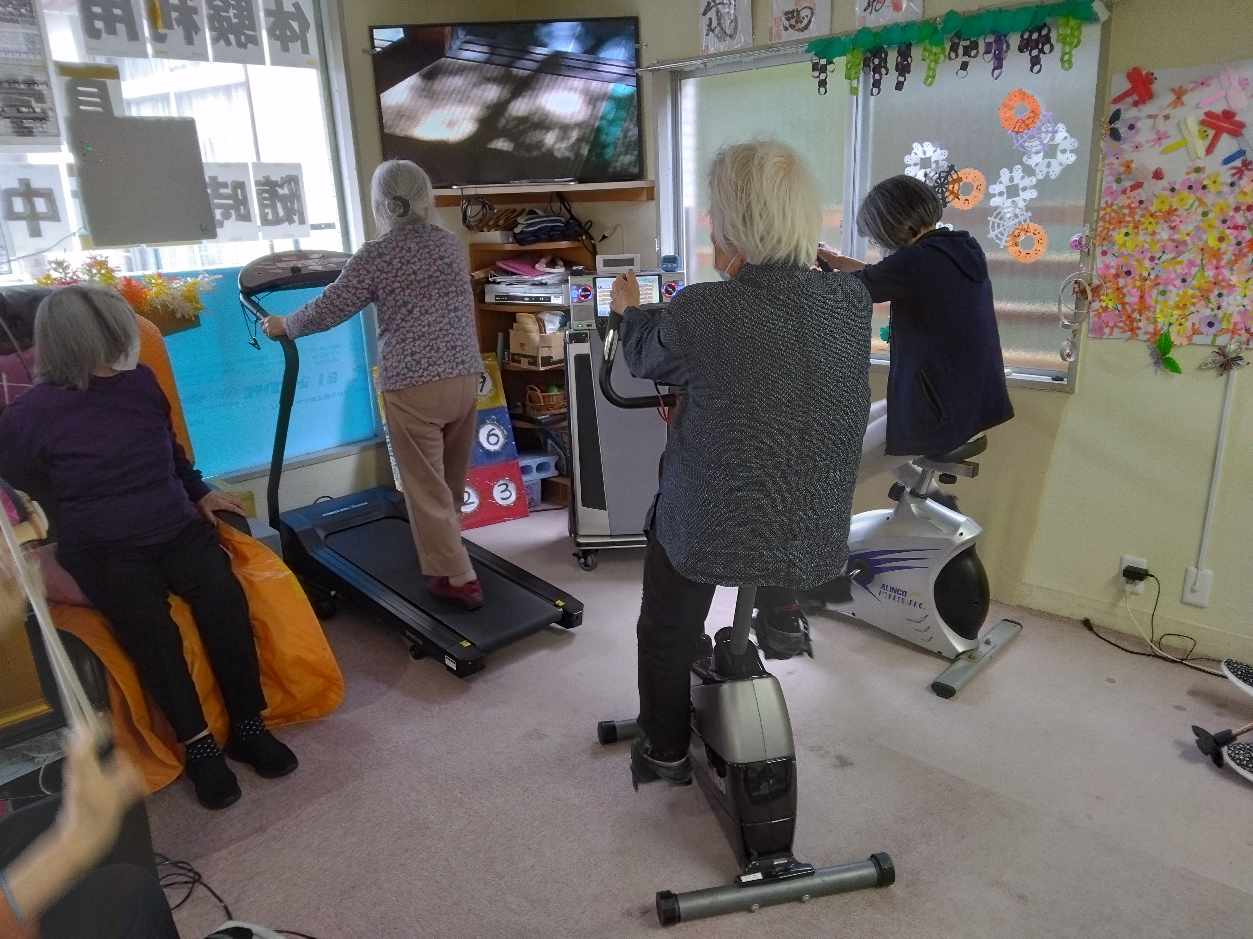 利用者の様子の画像