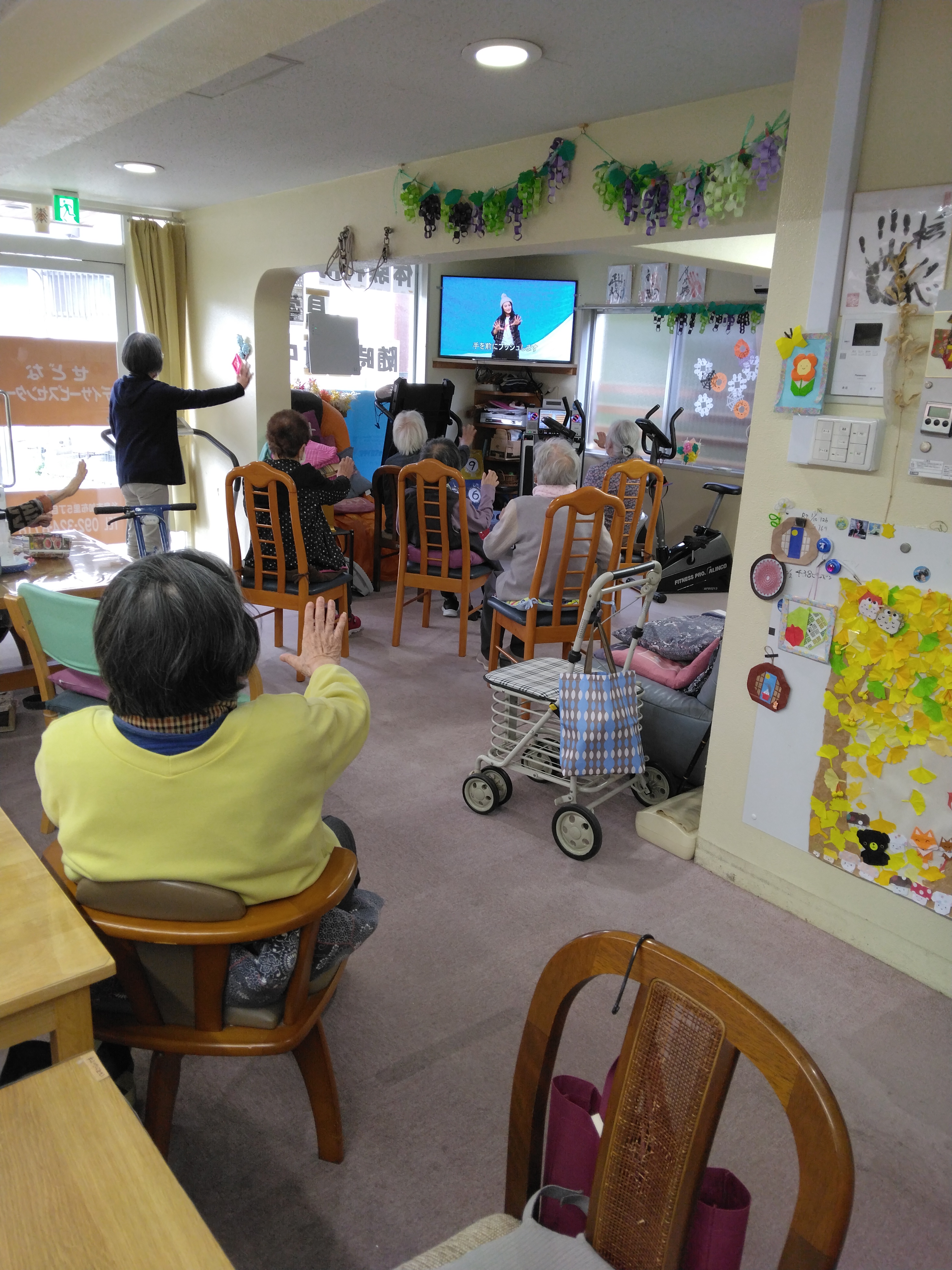 利用者の様子の画像